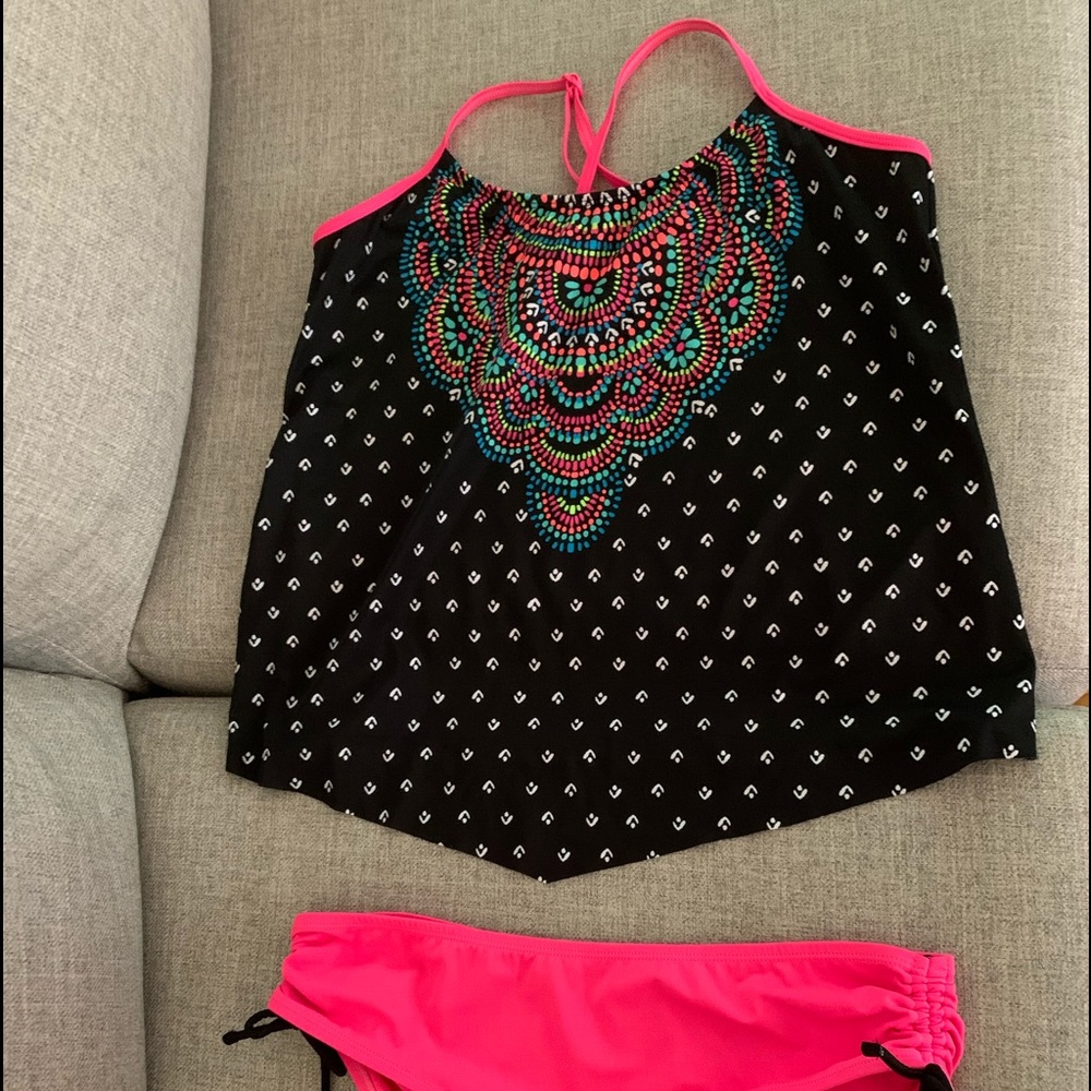 Justice size 20 Plus Girls Bathing Suit
